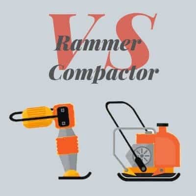 vibratory rammer VS plate compactor