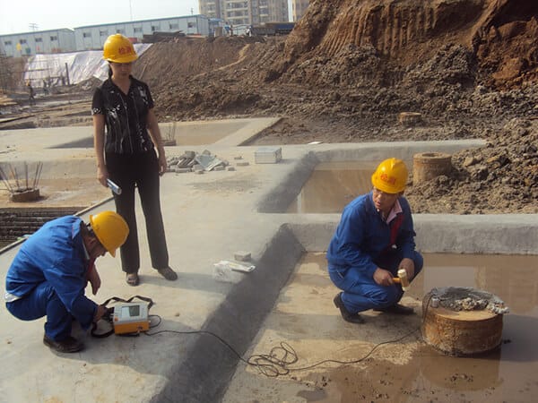 concrete pile foundation quality test