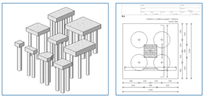 Pile Caps Design,Reinforcement Calculation And Details