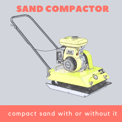 Sand compactor how to use