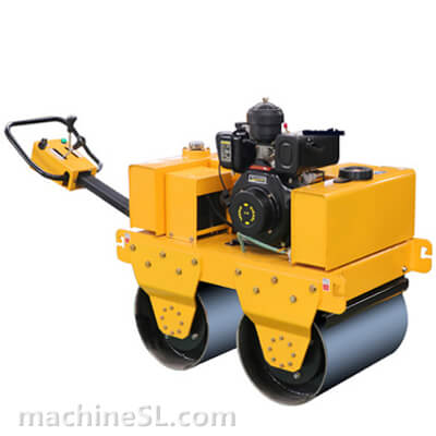 double drum road roller