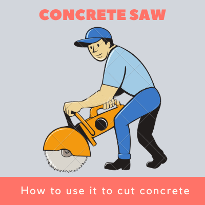 how to use concrete saw