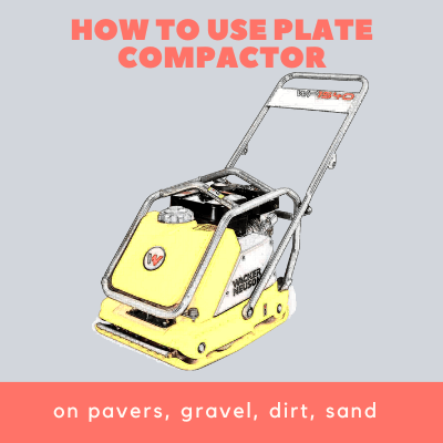 how to use plate compactor