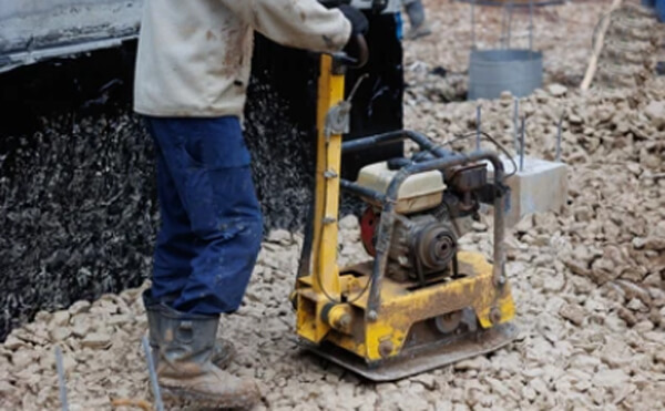 use a wacker plate in the gravel