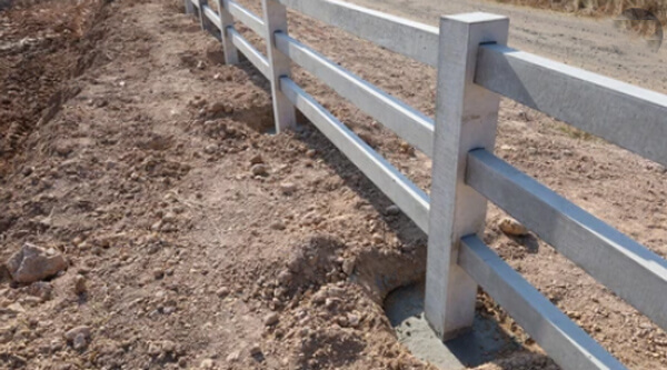 can you backfill fence post with gravel