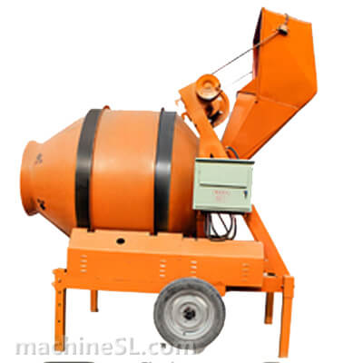 400L tipping loading concrete mixer