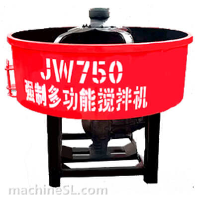750 forced action pan mixer