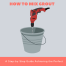 How to mix grout