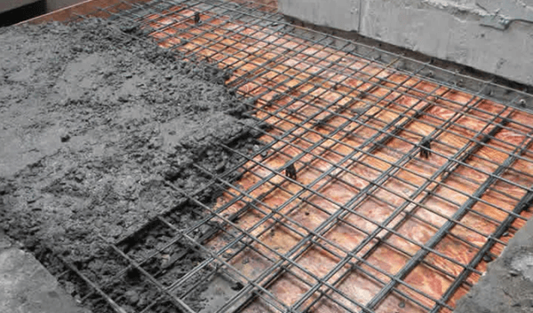 Common types and sizes of rebar