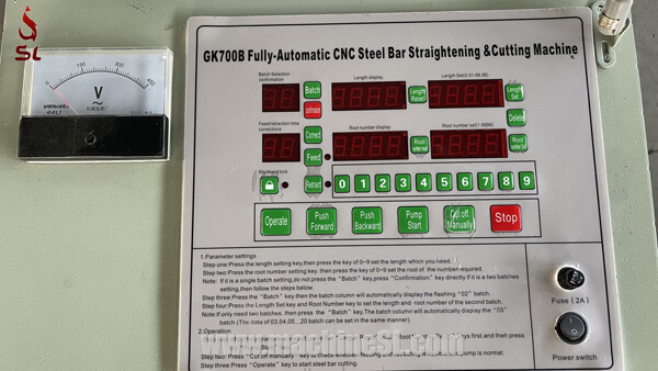 19 operation panel