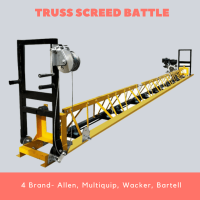 Truss Screed Battle 4 Brand- Allen, Multiquip, Wacker, Bartell