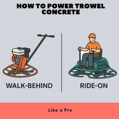 How to Power Trowel Concrete Like a Pro