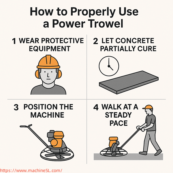 How to Properly Use a Power Trowel