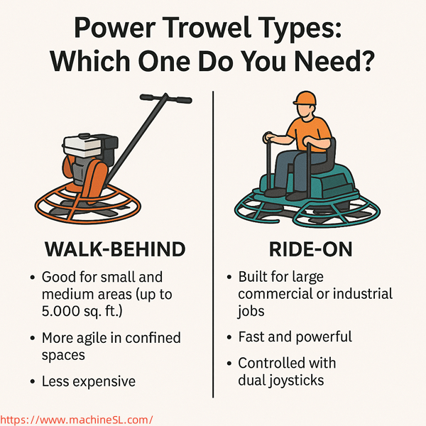 Power Trowel Types