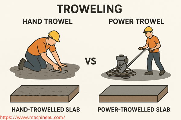Power Trowel vs. Hand Trowel