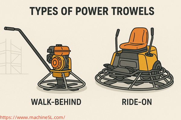 Types of Power Trowels