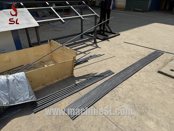 8 straightened steel bar