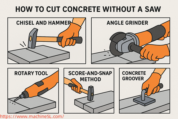 Cut Concrete Without a Saw
