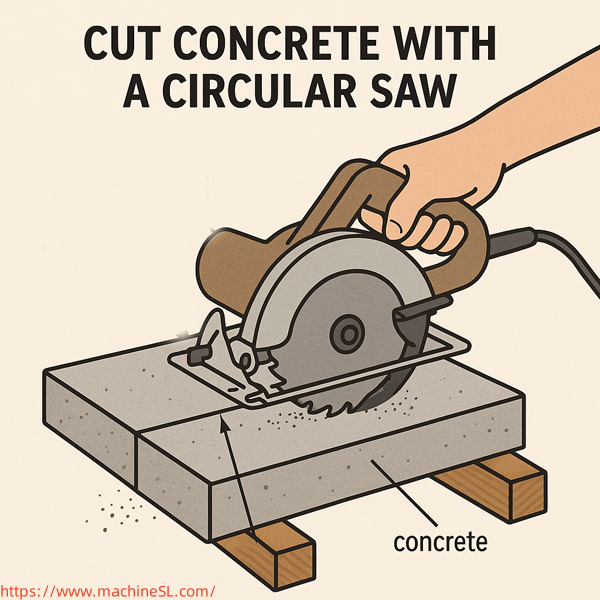 Cut Concrete with a Circular Saw