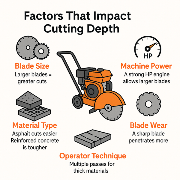 Factors that Impact Cutting Depth Blade