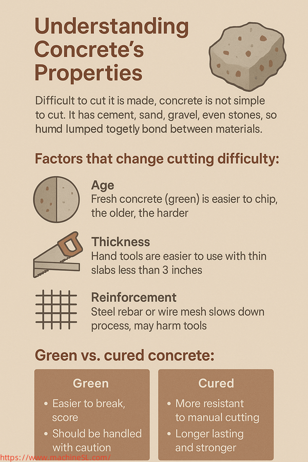 Green vs. cured concrete