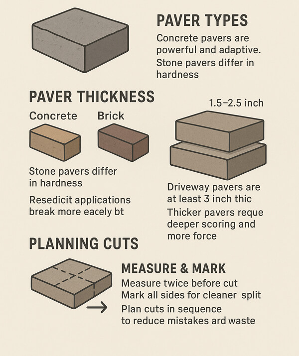 Understanding Concrete Pavers Before Cutting
