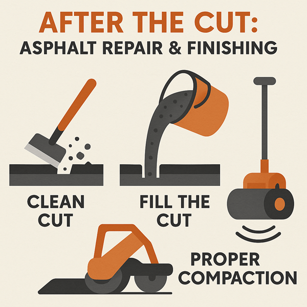 After the Cut Asphalt Repair & Finishing