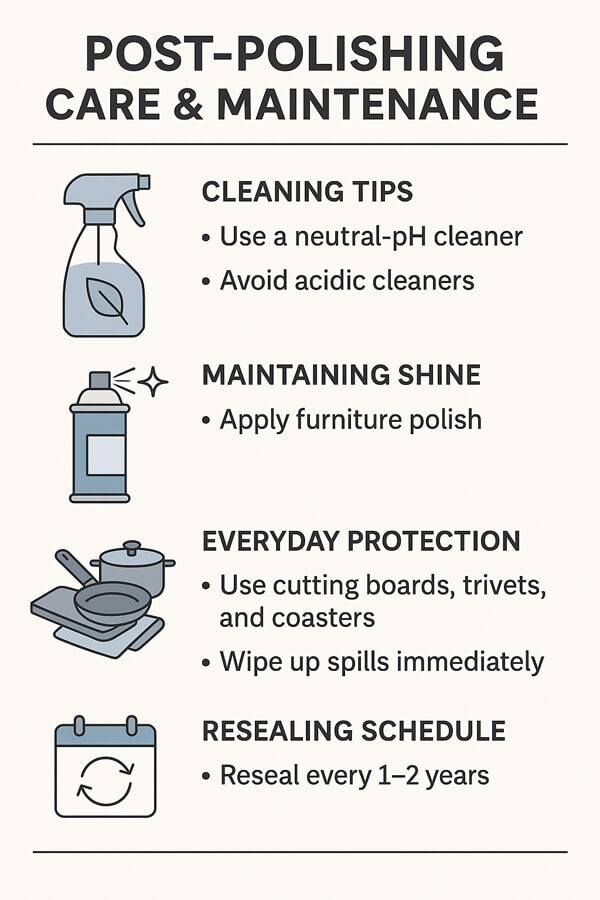 Post-Polishing Care & Maintenance