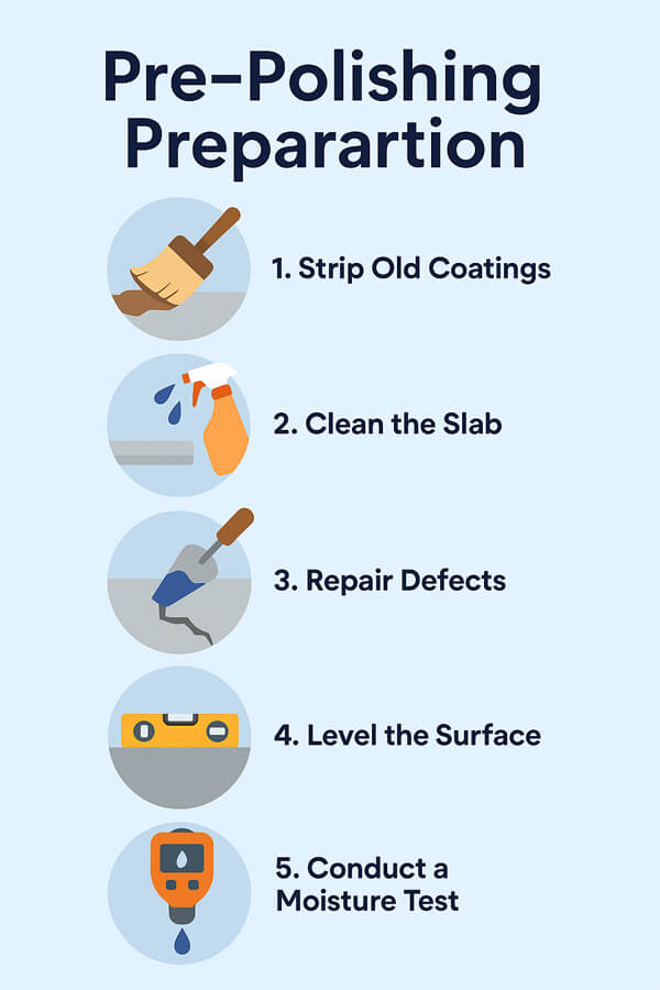 Pre-Polishing Preparation