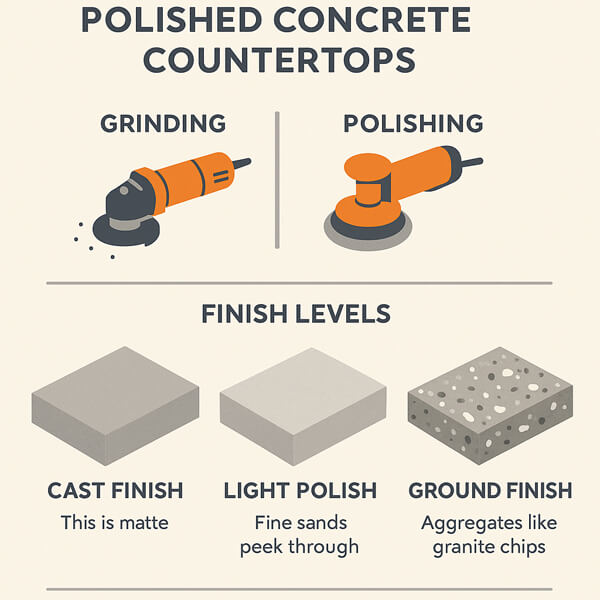 Understanding Polished Concrete Countertops