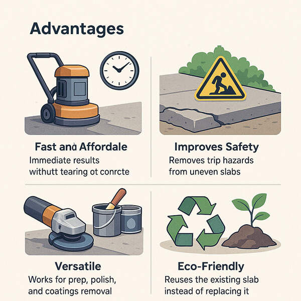 Advantages of Concrete Grinding