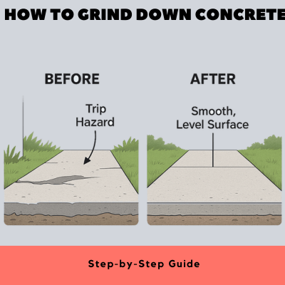 How to Grind Down Concrete Step-by-Step Guide
