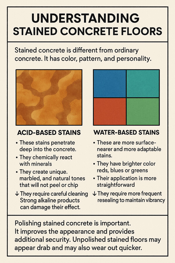 Understanding Stained Concrete Floors