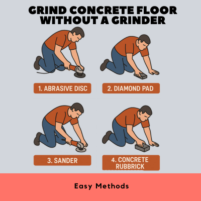 Grind Concrete Floor Without a Grinder Easy Methods
