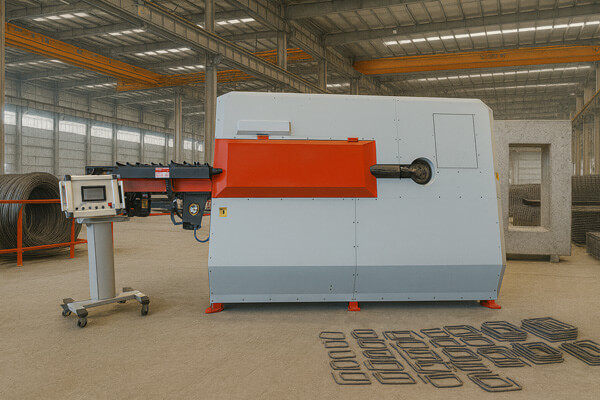 stirrup bending machine used in Prefabricated component factory
