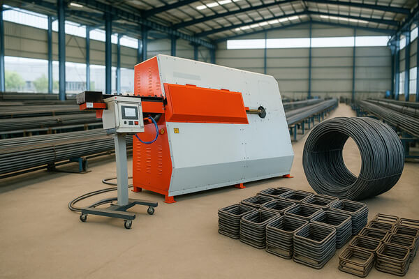 stirrup bending machine used in reinforcement yard