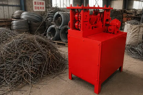 wire straightening machine in wire process center